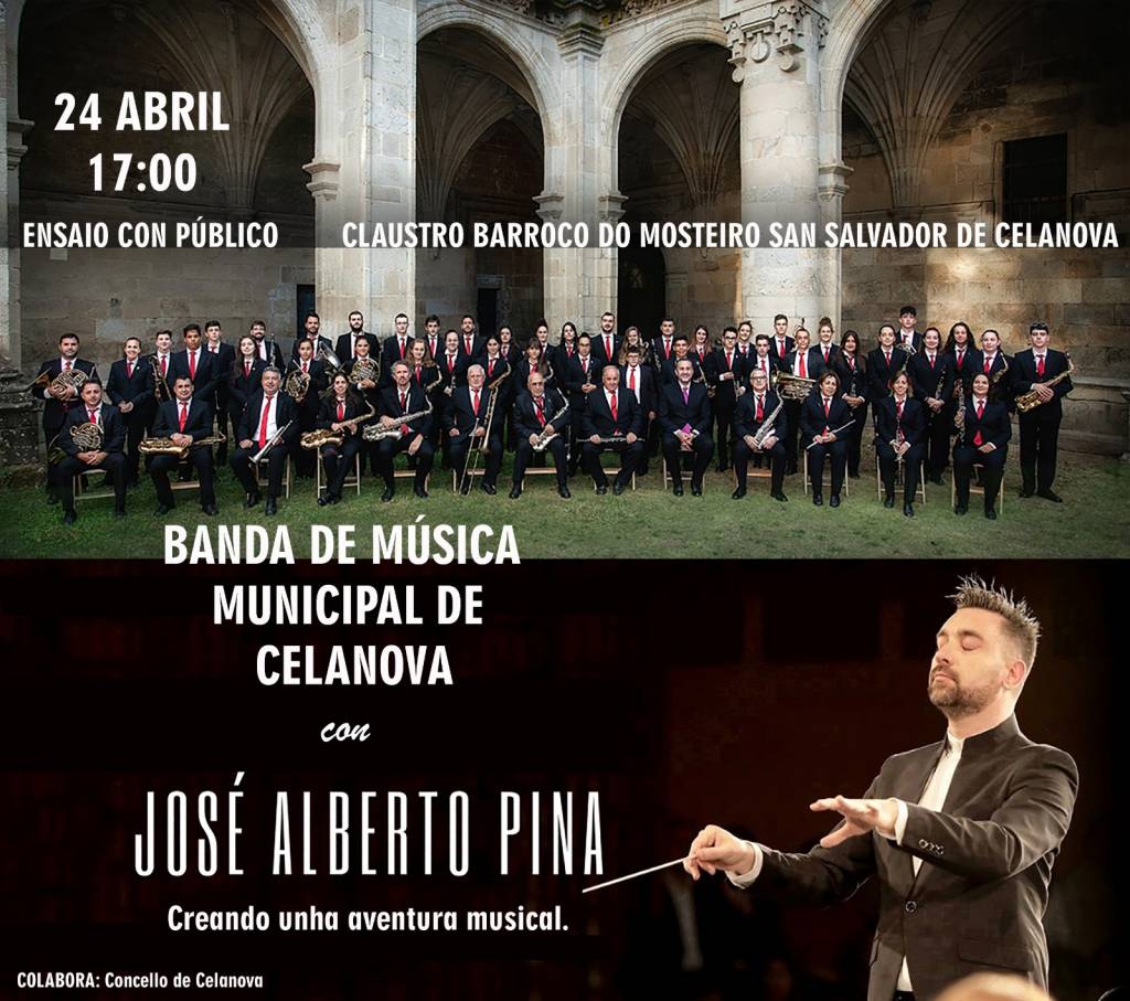 José Alberto Pina Con La Banda De Música De Celanova