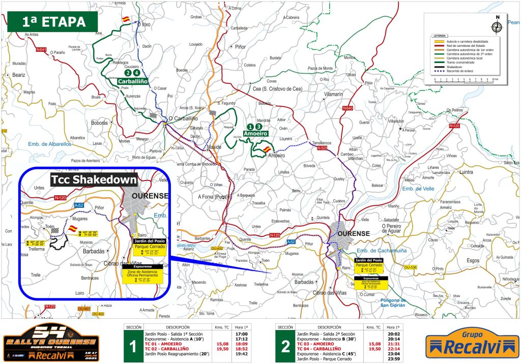 Mapa Rally De Ourense 2021 01 Scaled