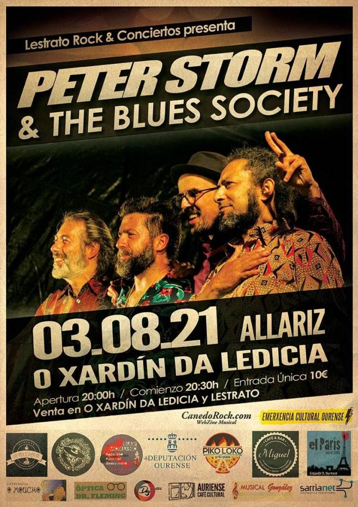 Peter Storm & The Blues Society | Concello De Ourense