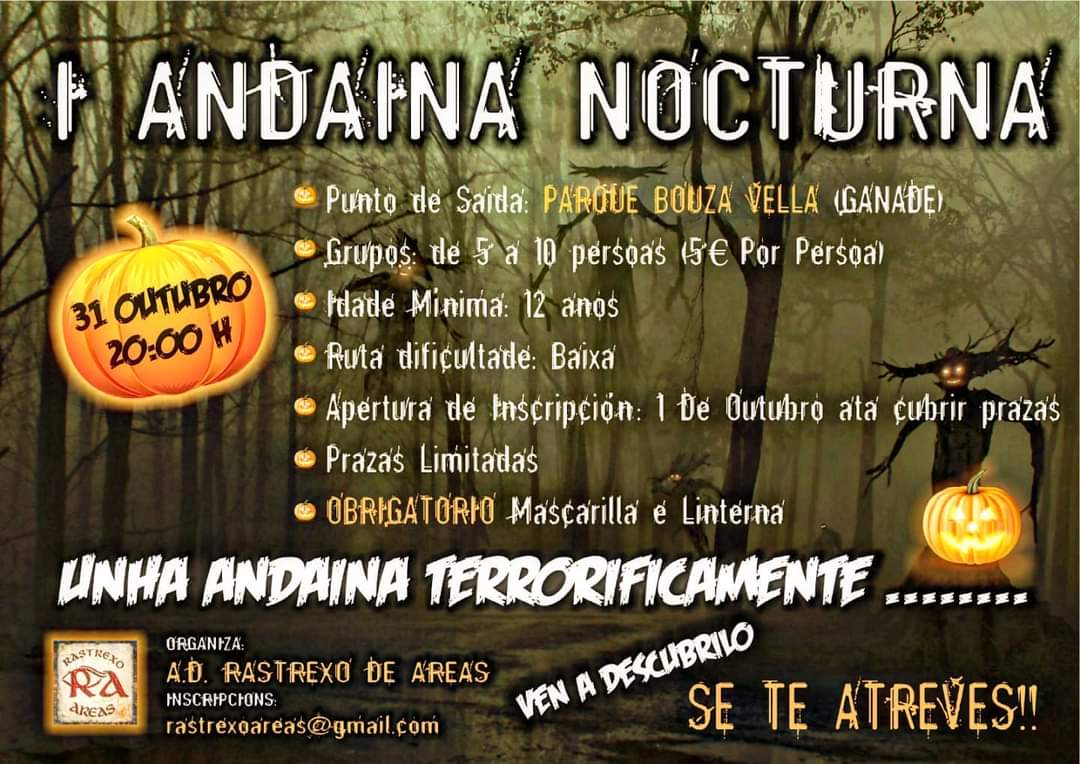 I Andaina Nocturna | Rastrexo Areas