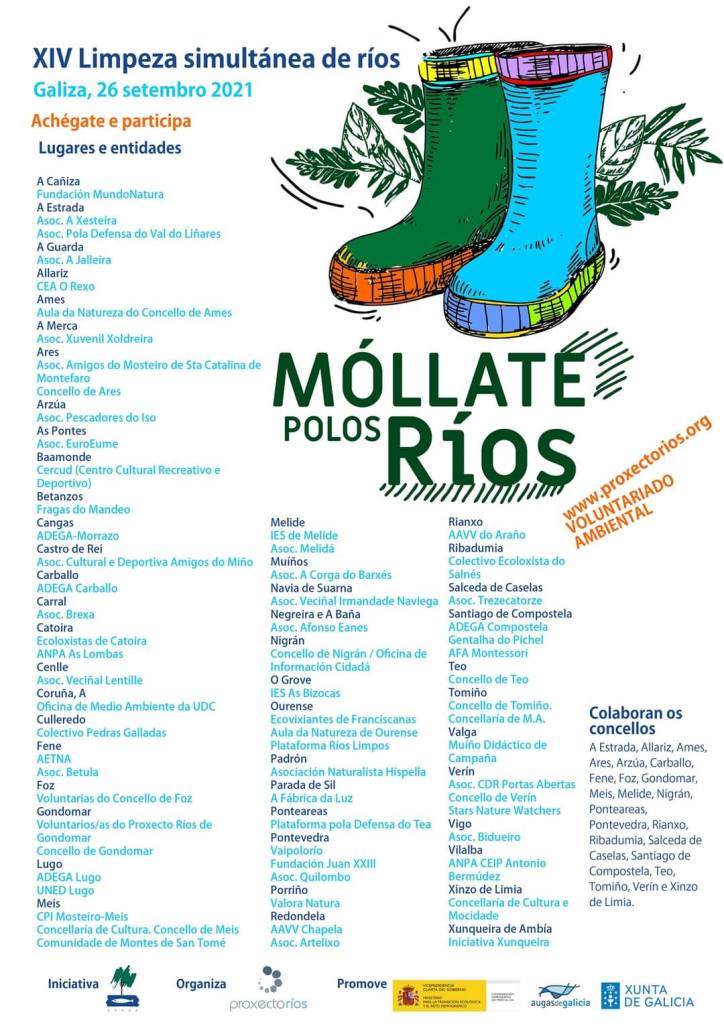Móllate Polos Ríos | Limpeza Simultánea De Ríos 2021 2