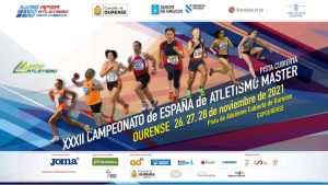 Cartel Del Campeonato De España De Atletismo Master En Ourense
