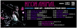 Cartel De La Gira Neon Animal