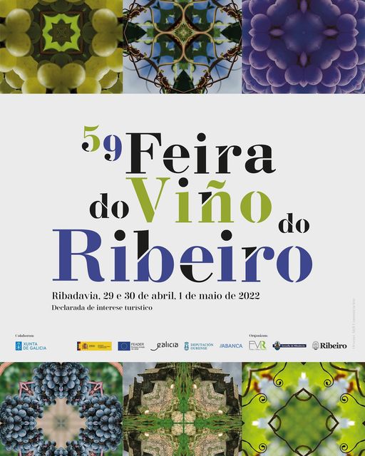 Cartel Feria del Viño del Ribeiro 2022