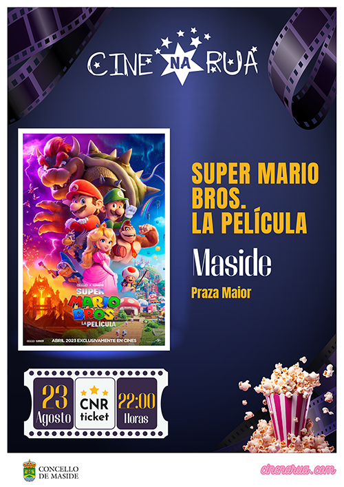 Maside 23 Agosto Super Mario Bros Cartel