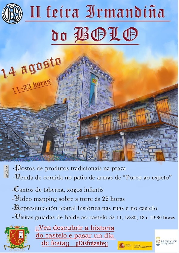 Cartel Fiesta Medieval Irmandina 2024 600x849