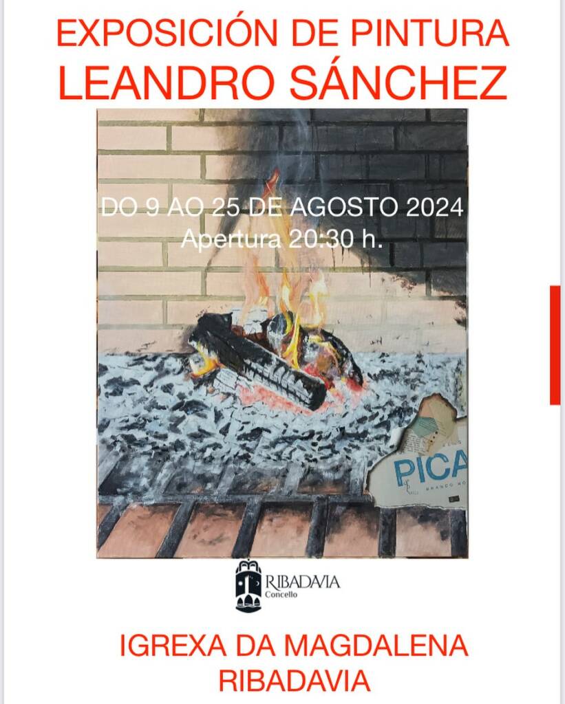 Exposición Leandro Sanchez En Ribadavia