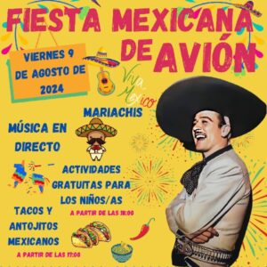 Fiesta Mexicana Avion 2024 Cartel 600x600