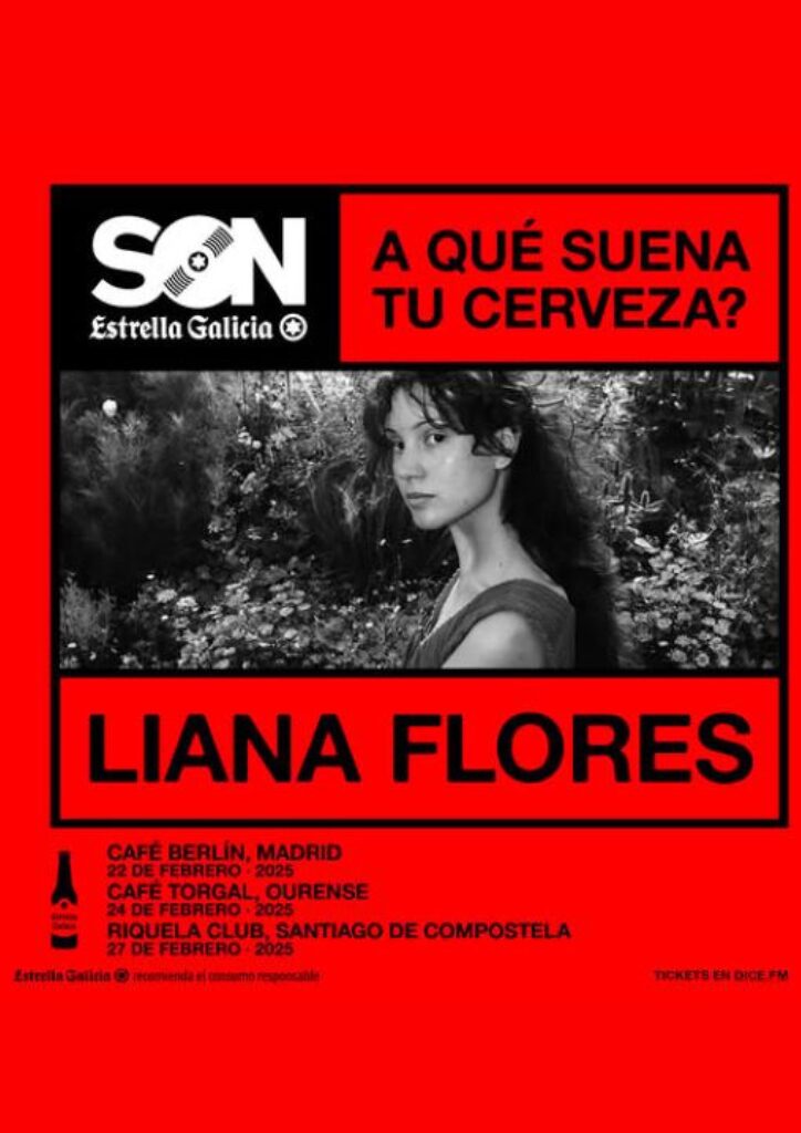 Cartel Liana Flores En Concierto En Ourense