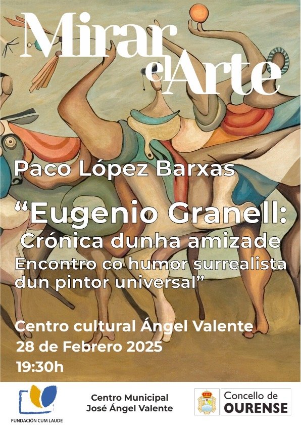 Cartel Mirar El Arte Sala Valente Ourense