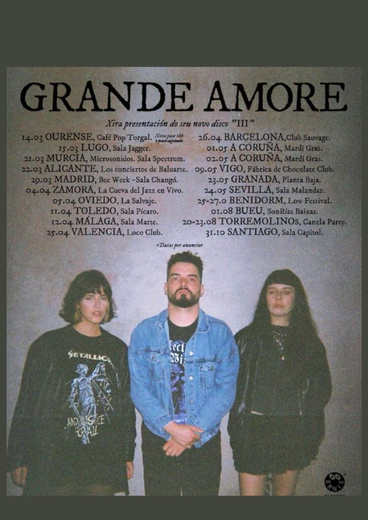 Cartel Grande Amore Concierto En Ourense