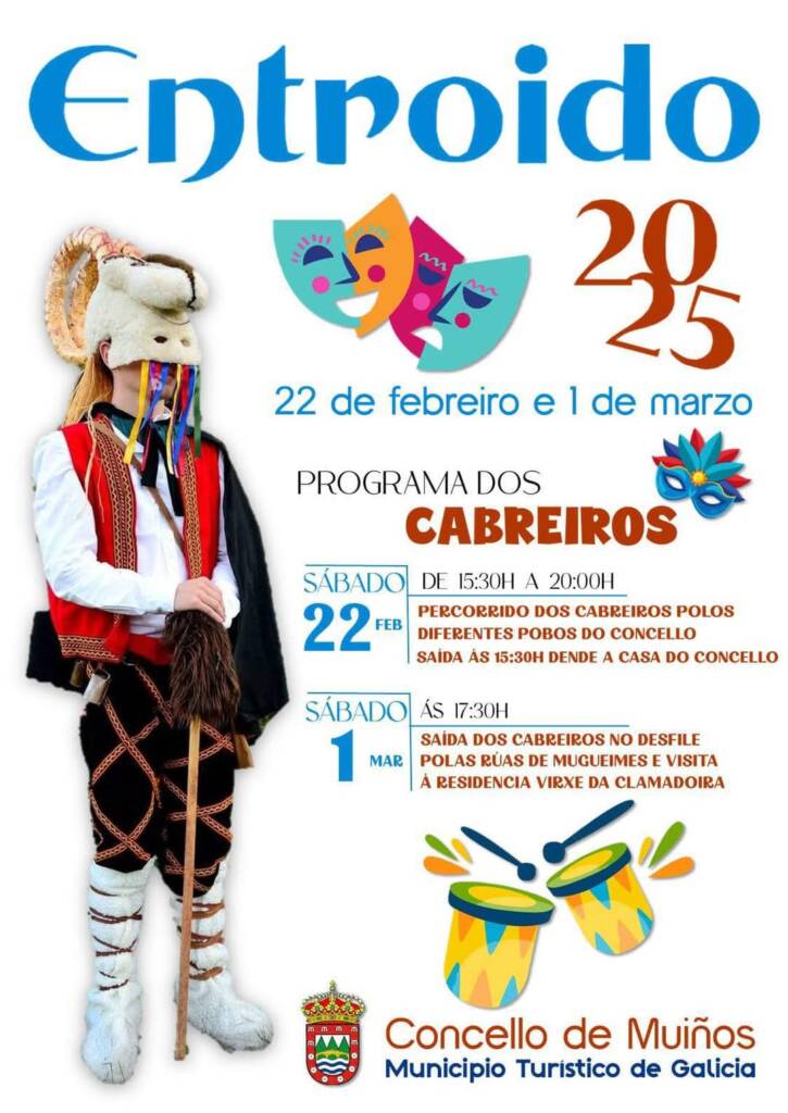 Cartel Programa Entroido De Muiños Cabreiros