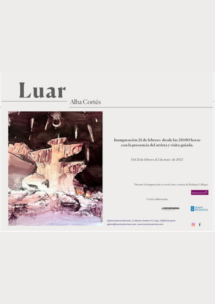 Luar Exposicion Alba Cortes En Ourense Cartel