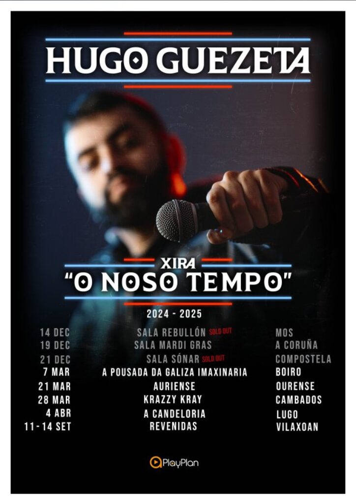 Cartel Del Concierto hugo Guezeta En Ourense 