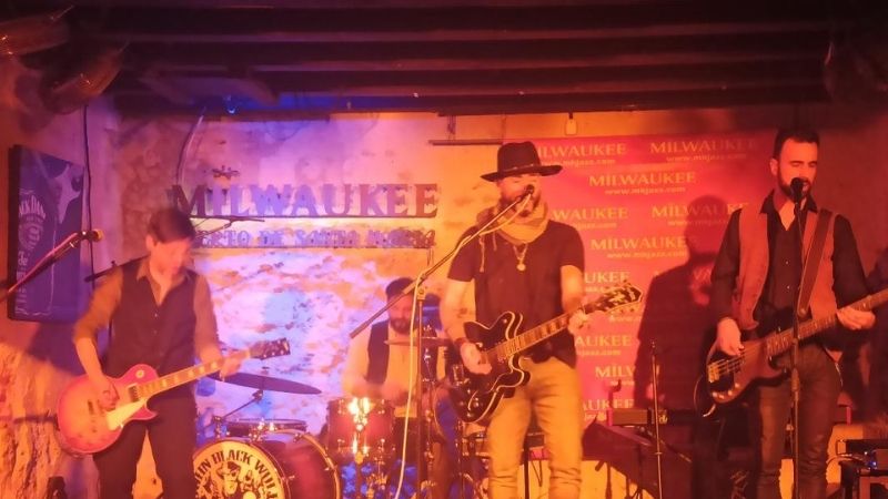 Jhon Black Wolf & The Bandits Concierto En Ourense