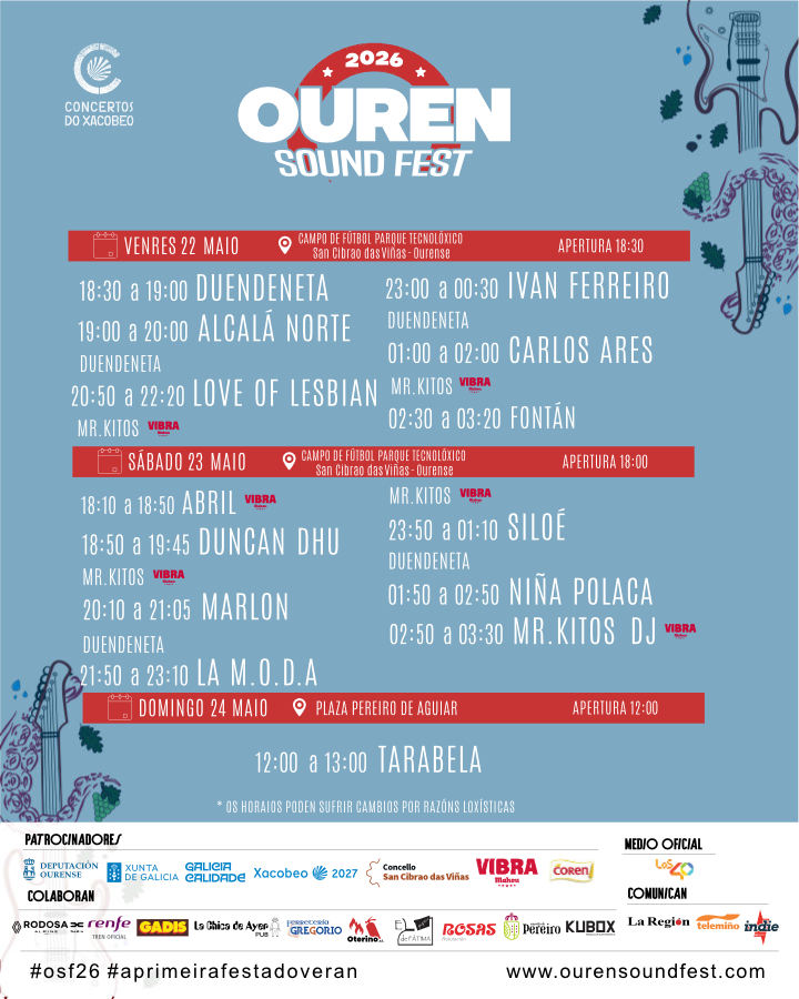 Cartel Horas26