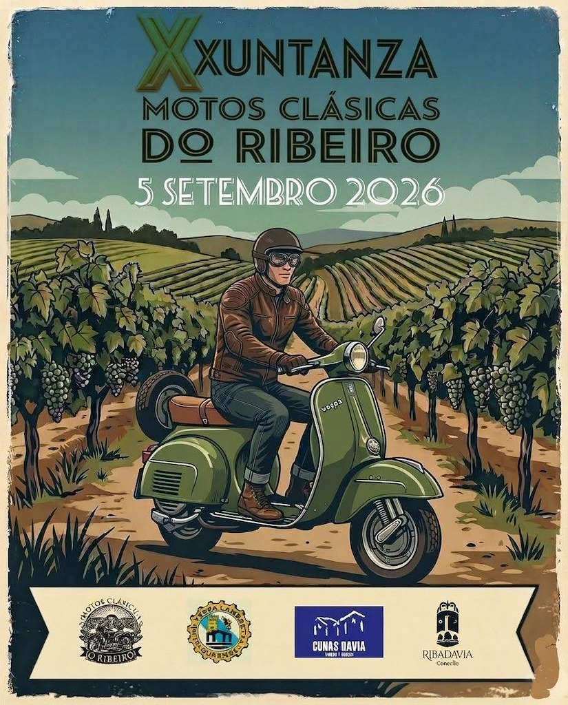 Concentracion De Motos Clasicas O Ribeiro Ribadavia